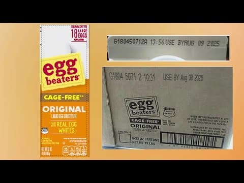 Recall Alert | Egg substitute may contain bleach