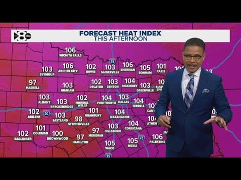 DFW Weather: North Texas inches closer to triple-digit temperatures