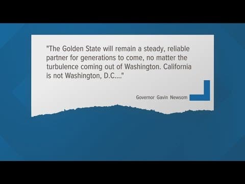 Economists weigh in on Gov. Newsom's announcement for long standing trade partners