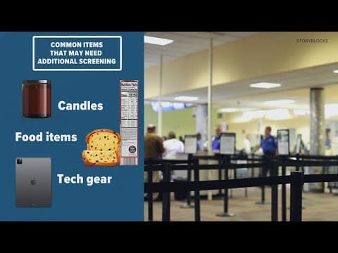 As holiday travel ramps up, here are some items in your bag that might slow you down