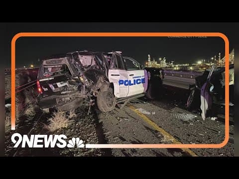 Commerce City officer injured in suspected DUI crash suffered 'severe concussion'
