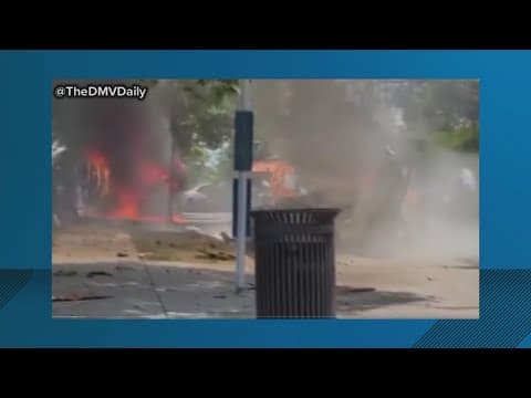 Maryland police chase that ended in a fiery crash in DC killed 17-year-old, one other