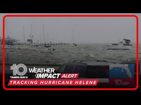 Areas in Tampa feeling impacts from Hurricane Helene