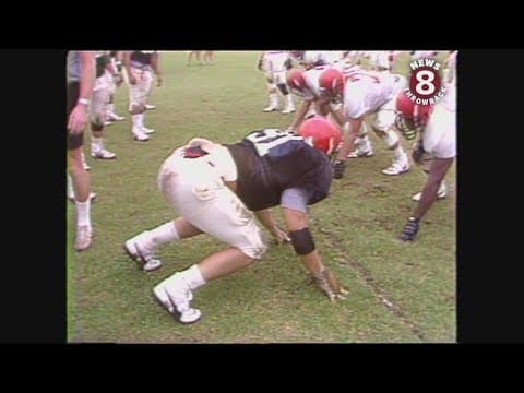 SDSU football team practice 1983