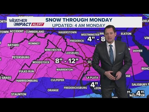 DMV could see the highest snow totals since 2019