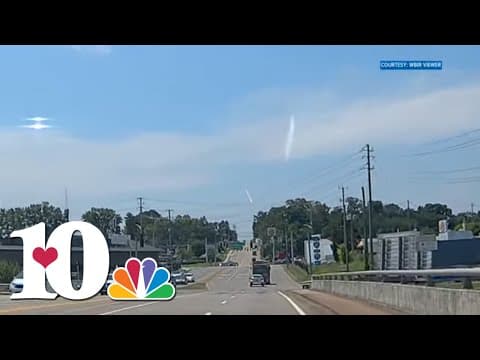 Dashcam video captures fireball over Knoxville