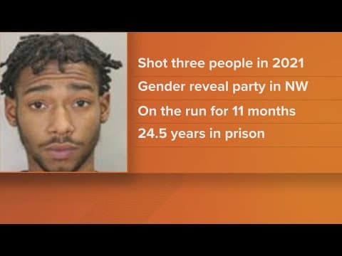 DC man to spend 24 years in prison for shooting three people