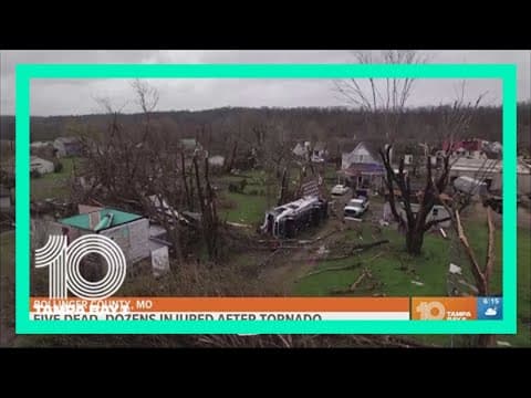 5 dead, dozens injured after tornado tears through Missouri