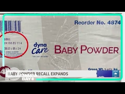 Baby powder recall expands over asbestos concerns