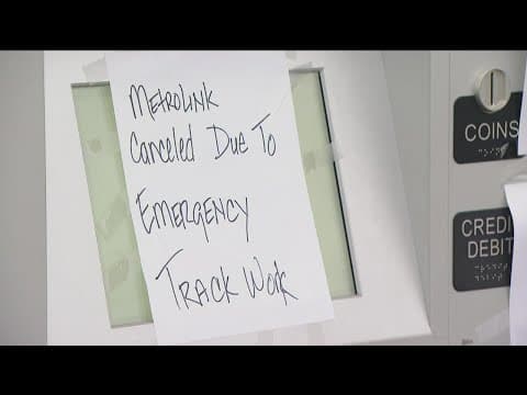 Amtrak suspends part of Southern California route due to shifting ground