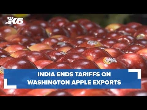 India ends tariffs on Washington state apple exports
