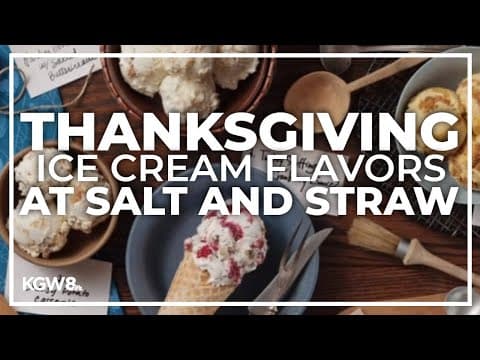 Salt and Straw shares their new Thanksgiving flavors on Sunrise