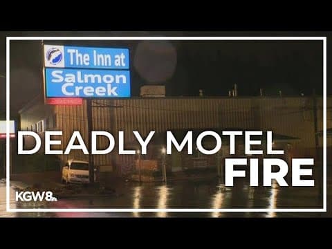 Clark County Fire investigating deadly fire at motel