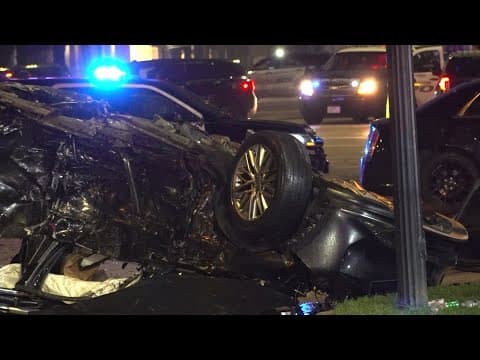 6 dead, 2 others injured after car sped through red light in downtown Houston, police say