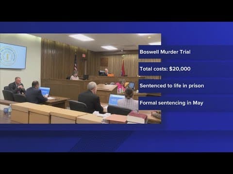 Megan Boswell murder trial cost nearly $30K, county to get around $9K back from state