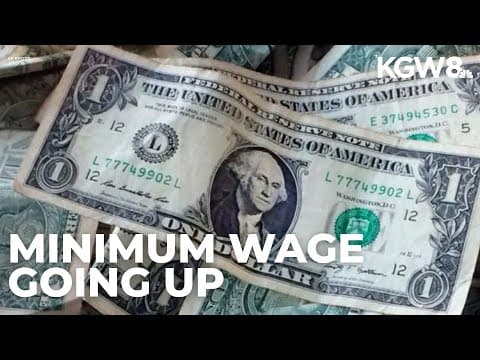 Oregon's minimum wage to rise July 1