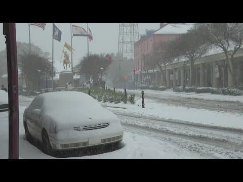 Winter storm strands California tourists in New Orleans