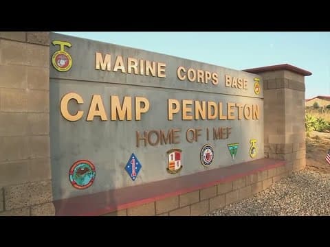 Camp Pendleton marine charged with sexual assault of a minor to appear in court