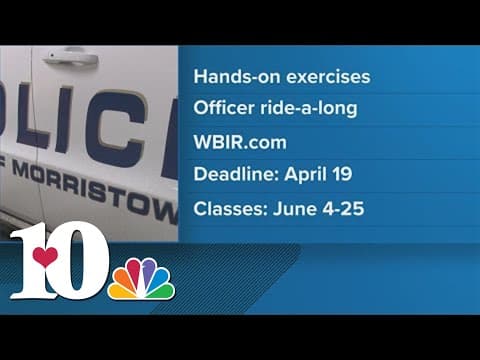 Morristown Police Department accepting applications for its Citizen's Police Academy
