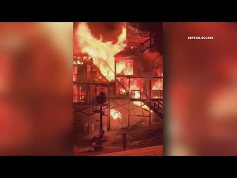 Fire destroys homes in Western North Carolina