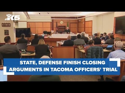 State, defense finish closing arguments in trial of Tacoma officers charged in Manuel Ellis' death