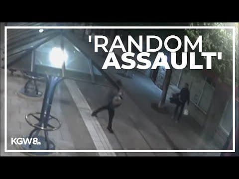 Portland police search for suspect who hit woman in head with metal bottle in 'random assault'