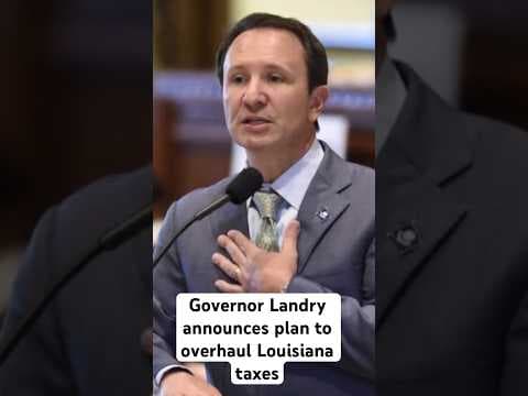 “The tax structure has caused Louisiana to day at the bottom,” Gov. Landry said.