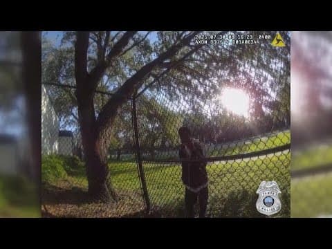 Bodycam video: Tampa police officer shot in leg near Busch Gardens