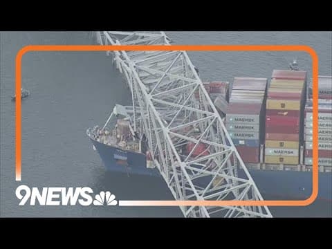 Baltimore bridge collapse: Officials continue search for 6 people