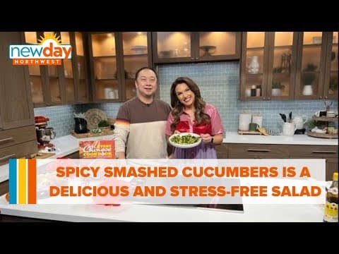 Spicy smashed cucumbers is a delicious and stress-free salad - New Day NW