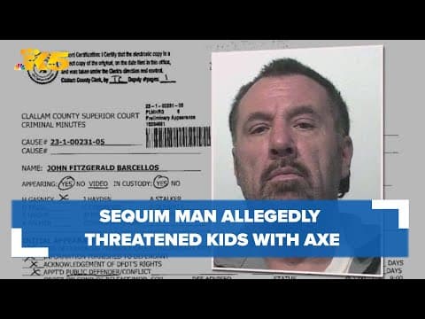 'Help me': Sequim man asks for help after allegedly attacking children