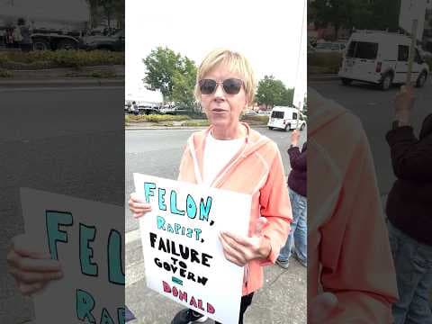 Anti-Trump ‘Good Trouble’ rally draws hundreds in Bothell.