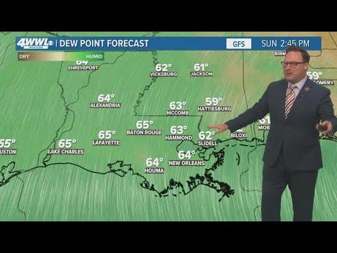 New Orleans Weather: Warmer, more humid Easter weekend