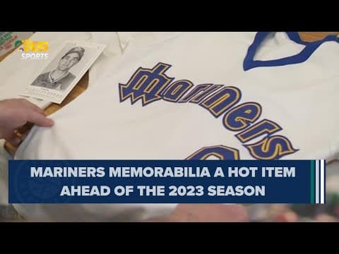Mariners memorabilia a hot item ahead of 2023 season