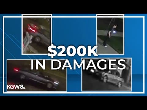 Tigard police search for serial vandalism suspect causing over $200K in damages