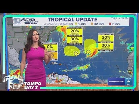 Tracking the Tropics: Disturbance in Gulf has chance of developing in next week