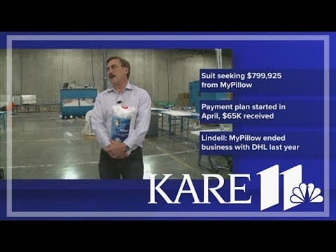 DHL sues MyPillow and founder Mike Lindell for $800K, alleging unpaid bills