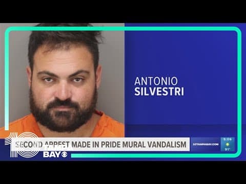 St. Pete police arrest truck driver accused of defacing Pride street mural in May