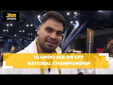 EXTENDED INTERVIEW: UW's Ulumoo Ale ahead of CFP National Championship