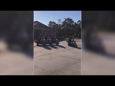 St. Tammany Parish Sheriff's Office escorts victim killed in Bourbon Street attack