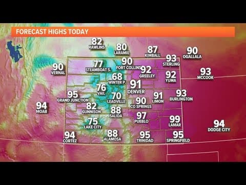Extended forecast: Hot weather moving in