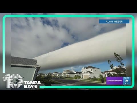 Rare, unusual cloud spotted in sky over Florida