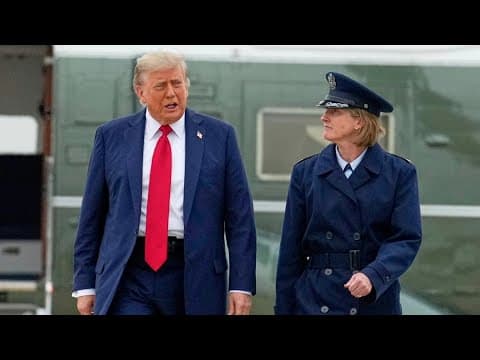 Now: President Donald Trump speaks following NATO conference