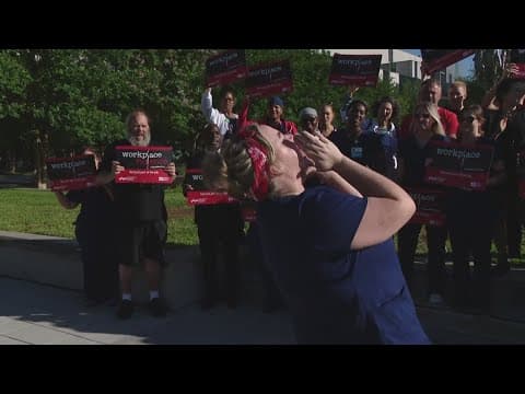 UMC nurses rally for workplace safety