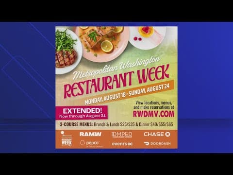DC Restaurant Week extended