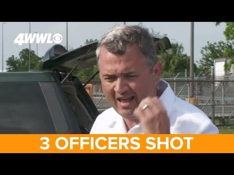 Sniper kills suspect accused of shooting 3 police officers