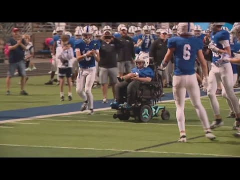 'The Jackson Special': Hilliard teen with genetic muscular disorder gets chance to score a touchdown
