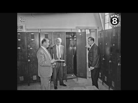 Los Angeles Chargers officials tour Balboa Stadium in San Diego 1961