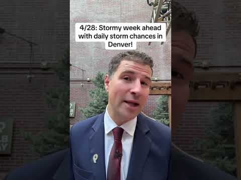 Stormy week ahead with daily storm chances in Denver