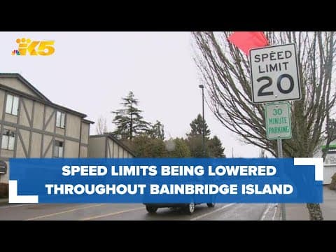 Bainbridge Island's speed limit reductions are about more than safety